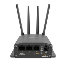 Peplink Cellular Router MAX BR1 Mini - LTE (CAT 7) WiFi Router | LTE Cellular Modem | 3 Ethernet LAN, Built-in WiFi | Redundant SIM Slots, Built-in eSIM | Upgradeable to Dual WAN | VPN capable