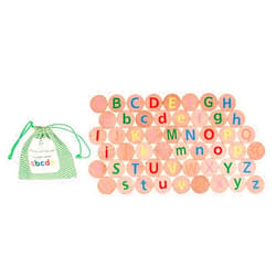 THE Freckled FROG-FF2999 Matching Pairs - Alphabet - Set of 52 - Ages 2+ - Wooden Memory Game for Preschoolers and Elementary Kids - Match Uppercase and Lowercase - Teach Letters, Words and Colors