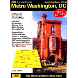 The Map People ADC Metro Washington, D.C., Street Map Book