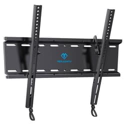 PERLESMITH Tilting TV Wall Mount Bracket Low Profile for Most 23-60 inch LED LCD OLED, Plasma Flat Screen TVs with VESA 400x400mm Weight up to 115lbs, Fits 16