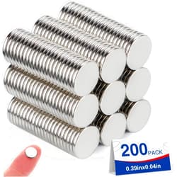 DIYMAG Small Stronge Rare Earth Magnets, 200 Pack, 10x1mm - Neodymium Magnets for Refrigerator, DIY, Crafts, Kitchen & Office