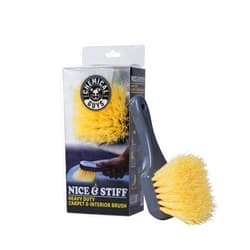 Chemical Guys ACCG02 Nice & Stiff Heavy Duty Carpet & Interior Detailing Brush, (Safe for Cars, Trucks, SUVs, RVs, Motorcycles, & More) Yellow