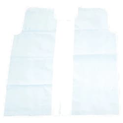 TIDI Products ALP 813 Avalon Papers Standard Exam Gown, Tissue/Poly/Tissue, Blue (Pack of 50)