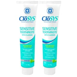 CloSYS Fluoride Toothpaste, 7 Ounce (2 Pack), Gentle Mint, Whitening, Enamel Protection, Sulfate Free, 7 Ounce (Pack of 2)