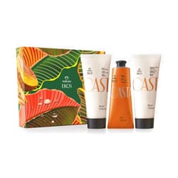 natura - Ekos Castanha (Brazil Nut) Nourishing Deluxe Gift Set (3 Products) - Shower Gel, Hand Cream, and Body Lotion - Gift Box - Vegan Skin Care - Brazilian Beauty Secrets - Self Care & Body Care