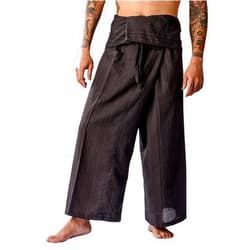 LannaPremium Thai Fisherman Pants Hakuma Pants for Men Women Yoga Pants 2 Tone - Martial Arts Pants