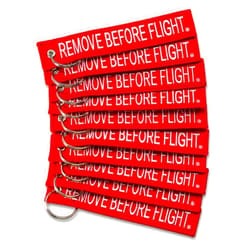 Apex Imports AIXEPA 10x Remove Before Flight Red/White Key Chain 5.5