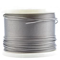 Deck Man 1/8 inch T316 Stainless Steel Wire Rope for Cable Railing,Marine Grade (500FT)