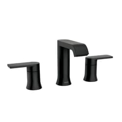 Moen 84763BL Genta 8 in. Widespread 2-Handle Bathroom Faucet in Matte Black