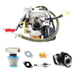 SGDLCAO 50cc Scooter High Performance GY6 50CC Carburetor 4 Stroke for 49cc 50cc Scooter Moped Taotao 80cc PD18J Scooters Engine 139QMB 139QMA Carburetor