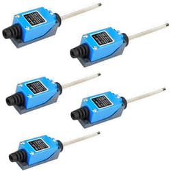 Yusheng 5PCS ME-9101 Momentary Limit Switch Travel Switch,Yusheng Flexible Coil Spring Rod Momentary Limit Switch arduino Switch NC-NO CNC Mill Laser Plasma Router (5PCS, ME-9101 Flexible Coil Spring Rod)