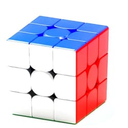 Nabreeli Magnetic Speed Cube 3x3 Stickerless: Professional Players to Use in Competitions, No Logo, Stronger Core & Faster, Smoother Mechanism 3x3x3 Magic Puzzle Cube (ver. 2024)