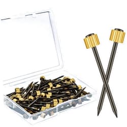 Hotop 50 Pieces Picture Hanging Nails 0.16 x 0.98 Inch Wall Decorative Painting Nails Hanging Pictures Frame Art Hanger Hardware Tool Holds up to 5-30 Lbs with Case for Claw Drywall
