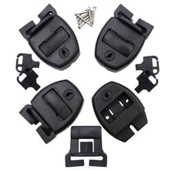 Huouo 4 Set Hot Tub Spa Cover Locks w/Key Pinch Center Release - Strap Buckle Broken Latch Repair Kit with Screws