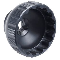 PEATOVIE 16-Notch Bottom Bracket Tool Bottom Compatible with Shimano BBR60, MT-800, etc.-Black(Compatible with BBT-59.2)