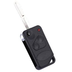 Aramox Car Key Shell, Flip Folding Remote 2 Buttons Car Key Fob Shell Case For P38