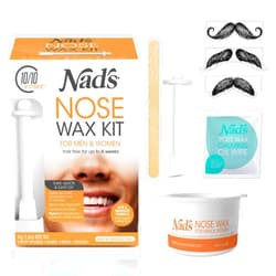Nad's Nose Wax Kit for Men & Women - Waxing Kit for Quick & Easy Nose Hair Removal, 1 Count