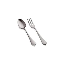 Mepra SpA Gold Serving Set (Fork And Spoon) Dolce Vita Pewter Oro Nero