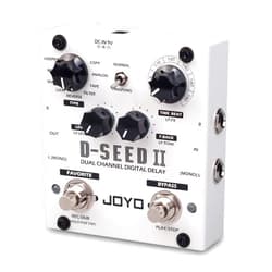 JOYO D-SEED-II Multi Pedal Effect, Stereo Looper Effect & Delay Pedal Effect for Electric Guitar Dual Channel & 8 Digital Delay Modes