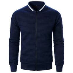 Generic Outfits for Man Fall Winter Long Sleeve Neck Crochet Basic Outfit Sweatshirt Man 2024