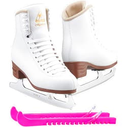 Jackson Ultima Mystique Figure Ice Skates for Women and Girls Bundle with Guardog Skate Guards