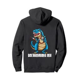 BDAZ Doctor Doctor Saurus Rex T-Rex Dinosaur Physician MD DR Pullover Hoodie