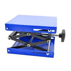 EISCO Scissor Jack Laboratory Stand with 7.75 in x 7.75 in Plate, Fully Extended Height 12 in