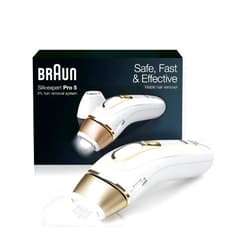 Braun Silk Expert Pro5 IPL Hair Removal Device for Women & Men - Lasting Hair Regrowth Reduction, Virtually Painless Alternative to Salon Laser Removal