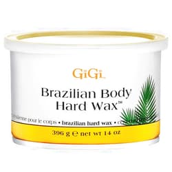 GiGi Brazilian Body Hard Wax, Smooth and Soft Bikini, Non-Strip, Suitable for Sensitive Skin, 14 oz, 1-pc