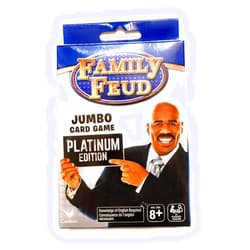 Family Feud Jumbo Card Game Platinum Edition