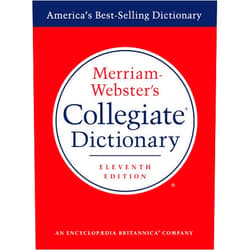 By Merriam-Webster (Author) Merriam-Webster's Collegiate Dictionary, 11th Edition, Laminated Hardcover, Plain-Edged (Merriam-Webster's Collegiate Dictionary (Laminated))