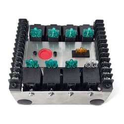 MGI SpeedWare Fused Relay Panel Box and 12vDC Wiring Kit (8 Relay)