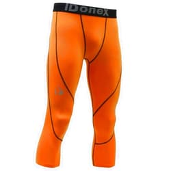 ARMEDES IDoneX Mens Compression Pants Running Tights Workout Capri Leggings, Cool Dry Performance Baselayer (1071)