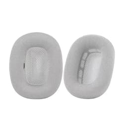 AICORE Replacement Ear-Cushions Earpads for AirPods-Max Headphones - Ear Pad Covers Earmuffs Accessories with Memory Foam and Magnet, Mesh Fabric, Enhanced Noise Isolation, 2 Pack, Silver, by AICORE