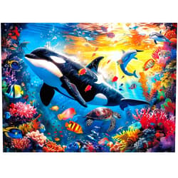 VOLUVOLU 300 Piece Puzzles for Adults and Kids, Jigsaw Puzzle, Undersea World Jigsaw Puzzles, Home Decor Birthday Party Gift Toy, Fun and Challenging Family Games, 20.5x15IN