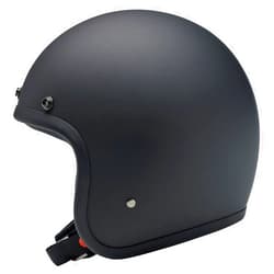 Biltwell | Bonanza | DOT Approved | 3/4 Motorcycle Helmet | Flat Black