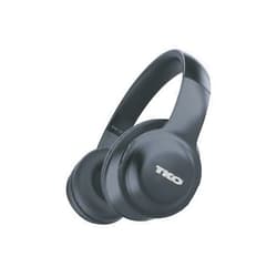 Lifeware TKO Wireless Headphones with Compact Folding Design - Over-Ear Headphones with High Bass, AUX Port, SD Card, Noise-Cancelling, 8Hrs Playtime (Dark Gray)