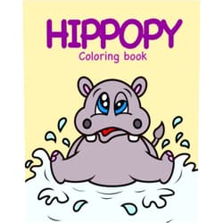 Ida Maria Samson Hippopy Coloring Book for Kids 1-6 year olds Learn Feelings and Emotions with Hippopy