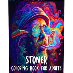 By crbook book Stoner Coloring Book For Adults: Stoner Psychedelic Coloring Book For Adults, Fans, Kids With Cute, Beauty Illustrations To Relax, Color And Have Fun