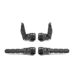 AltRider Universal Highway Pegs for 1 Inch (25.4 mm) Diameter Bar - Black