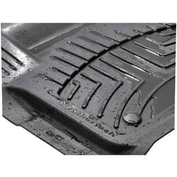 WeatherTech FloorLiner HP Custom Fit Floor Mats for Frontier, Equator - 1st & 2nd Row (441761-440472IM), Black