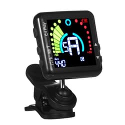 SIMBAE Guitar Tuner Guitar Tuner Rechargeable Guitar Tuner Clip On LED Color Display Professional Electric Guitar Tuner with Metronome for All Instruments Bass Guitar Violin Banjo Ukulele