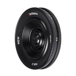7artisans 18MM F6.3 Mark II UFO Lens Compatible with Sony E Mount, APS-C, Prime Lens, Ultra-Thin Compact Mirrorless Cameras for Sony FX/A/NEX Series for FS5,FS7,FS7M2,FS5M2K,A3000,A5000,NEX-3,NEX-3N