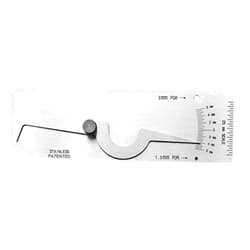 MEELYHOME Woodworking Decoration V-WAC Welding Gauge Gage-Weld Biting Edge Undercut Inspection-Gage Metric Mm-Reading Degree Angle-Measure Crown-Height Inspection Fillet Weld-Throat Size Inspection