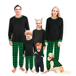 IPajamas Christmas Pajamas for Family Matching Family Christmas Pajamas Matching Sets Xmas Pjs Sleepwear(QA2-Q, 5 Q)