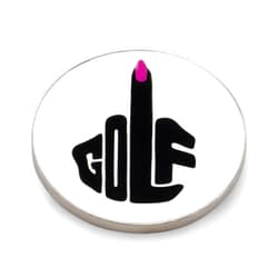 TorxGear Middle Finger with Pink Fingernail Golf Ball Marker- Golf Gifts for Women- Funny Magnetic Golf Ball Markers Make The Game Fun- Funny Golf Accessories for Your Hat, Clip, or Divot Repair Tool