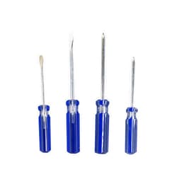 Kingman Screwdriver Set Assorted 2 Phillips & 2 Flat Head Tips (24 Pack)