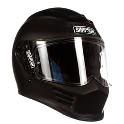 Simpson Racing Simpson SPBL3 Speed Bandit Full Face Motorcycle Helmet Size - L - Matte Black - Clear Shield Included - Mirror Shield Pictured is Sold Separately