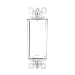 Pass & Seymour Legrand radiant TM870WSLCC10 15 Amp Rocker Wall Switch with Locator Light, Single Pole Decorator Light Switches, White (1 Count)