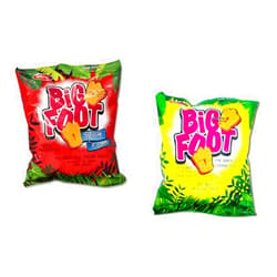 Generic Assorted Holiday Big Foot, The Giant Cheese Snack, 3 Regular and 3 Spicy, 10.5 Oz, Pack of 6, 0.88 Ounce
